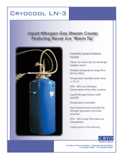 Cryocool-LN3 - Cryo Industries