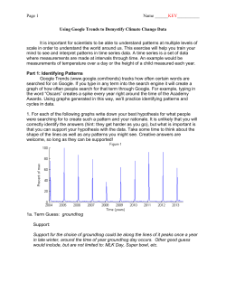 Google Trends worksheet key