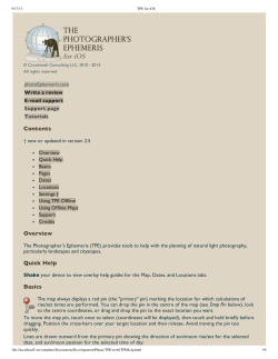 Contents Overview Quick Help Basics