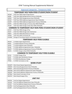 Temporary Help TEMPORARY HELP NON