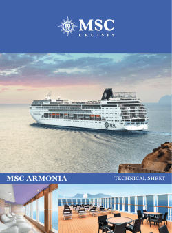 msc armonia - MSC Press Area