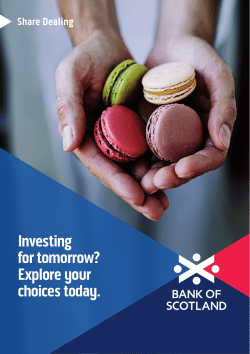 Sharedealing Investing for tomorrow