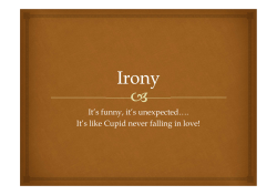 Irony. Power point