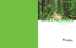 Greenlands Acquisition Project for 2016
