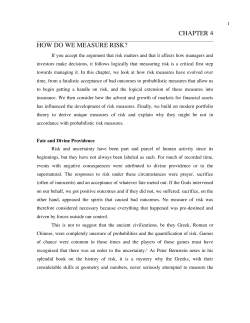 chapter 4 how do we measure risk?