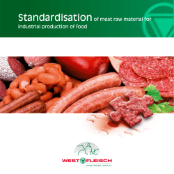 Learn more about our pre-products for industrial meat