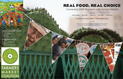 Real Food, Real Choice: Connecting SNAP Recipients with Farmers