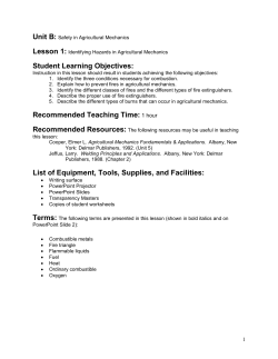 Hazards in Agricultural Mechanics