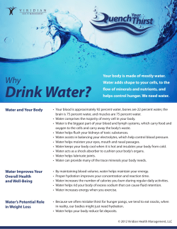 Drink Water? - Mary Baldwin University