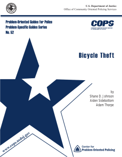 Bicycle Theft - League of American Bicyclists