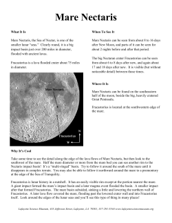 Mare Nectaris - Lafayette Science Museum