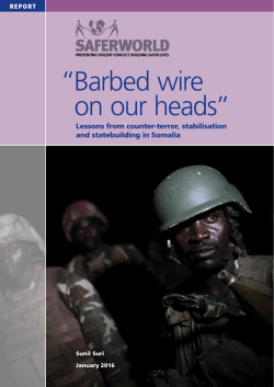 Barbed wire on our heads