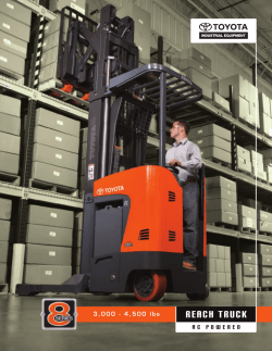 Reach truck - Toyota Lift of Minnesota