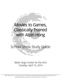 Study Guide  - Luther Burbank Center for the Arts