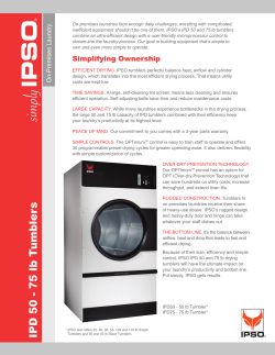 IPD 50 - 75 lb T umblers