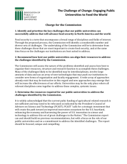 The Challenge of Change: Engaging Public Universities to