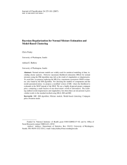 Bayesian Regularization for Normal Mixture Estimation and Model