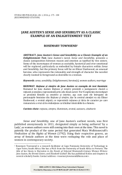 Jane Austen`s Sense and Sensibility as a Classic