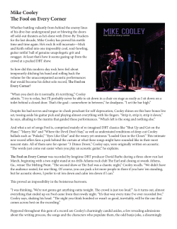 Mike Cooley The Fool on Every Corner - Drive
