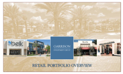 retail portfolio overview