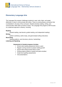Grade 2 - International School of Kenya