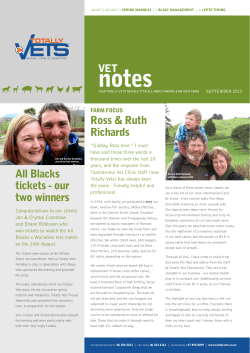 Totally Vets - VetNotes Newsletter