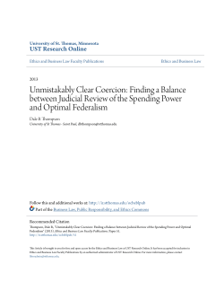 Unmistakably Clear Coercion: Finding a