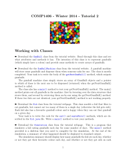 Classes - Front page of www.scs.carleton.ca