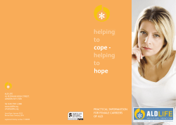 Practical Information for Female Carriers of ALD