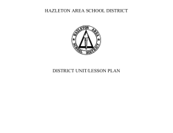 MP1_ Unit 1 - Hazleton Area School District