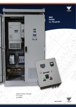 DRIVE SYSTEMS type PZS and TZS