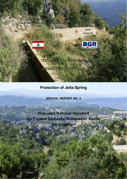 Proposed National Standard for Treated Domestic