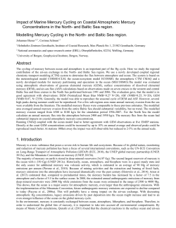 Impact of Marine Mercury Cycling on Coastal Atmospheric Mercury