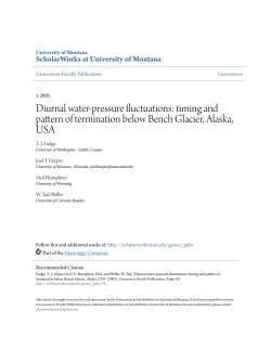 Diurnal water-pressure fluctuations