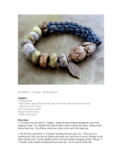 Hidden Clasp Bracelet