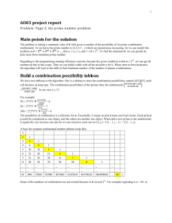 Prime number problem - McMaster Computing and Software