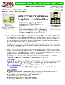 Chattahoochee/Natural Stone Installation Instructions