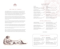 LUNCH SPECIALS - Anarkali Indian Restaurant