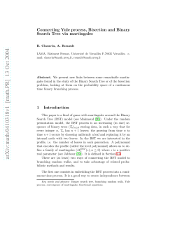 arXiv:math/0410318v1 [math.PR] 13 Oct 2004