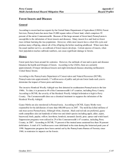 Forest Insects and Diseases