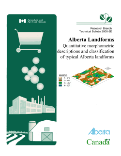 Alberta Landforms