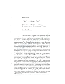 Ain`t I a Woman Too?