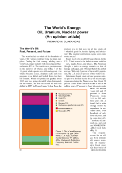 The World`s Energy - Suomen Geologinen Seura