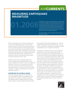 MeAsuRIng eARthquAke MAgnItude 01