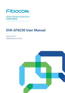 EVK-GT8230 User Manual