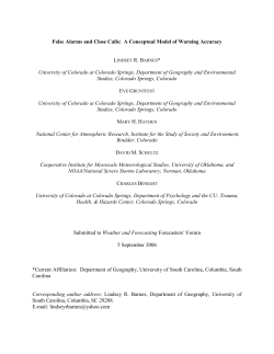 paper - CIMMS - University of Oklahoma