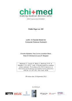 cs4fn: a flexible model for computer science outreach