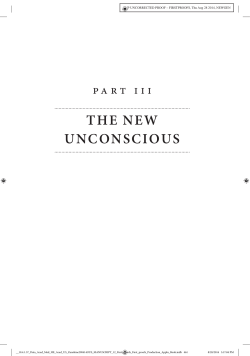 the new unconscious - Stanford University