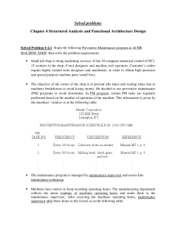 Solved problems Chapter 4 Structured Analysis and Functional