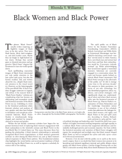 Black Women and Black Power Arquivo